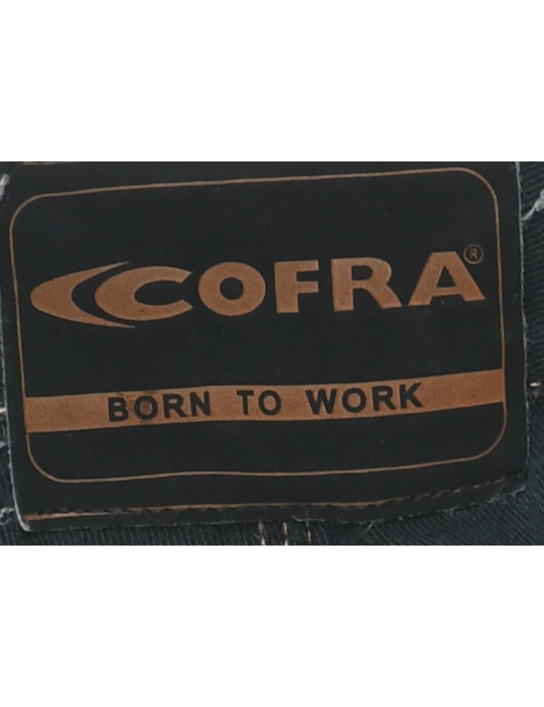 Black Straight Fit Cargo Jeans - W32 L30