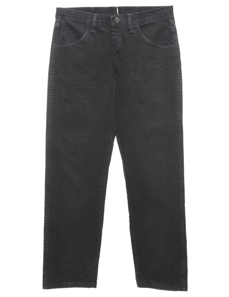 Black Straight Fit Jeans - W33 L30
