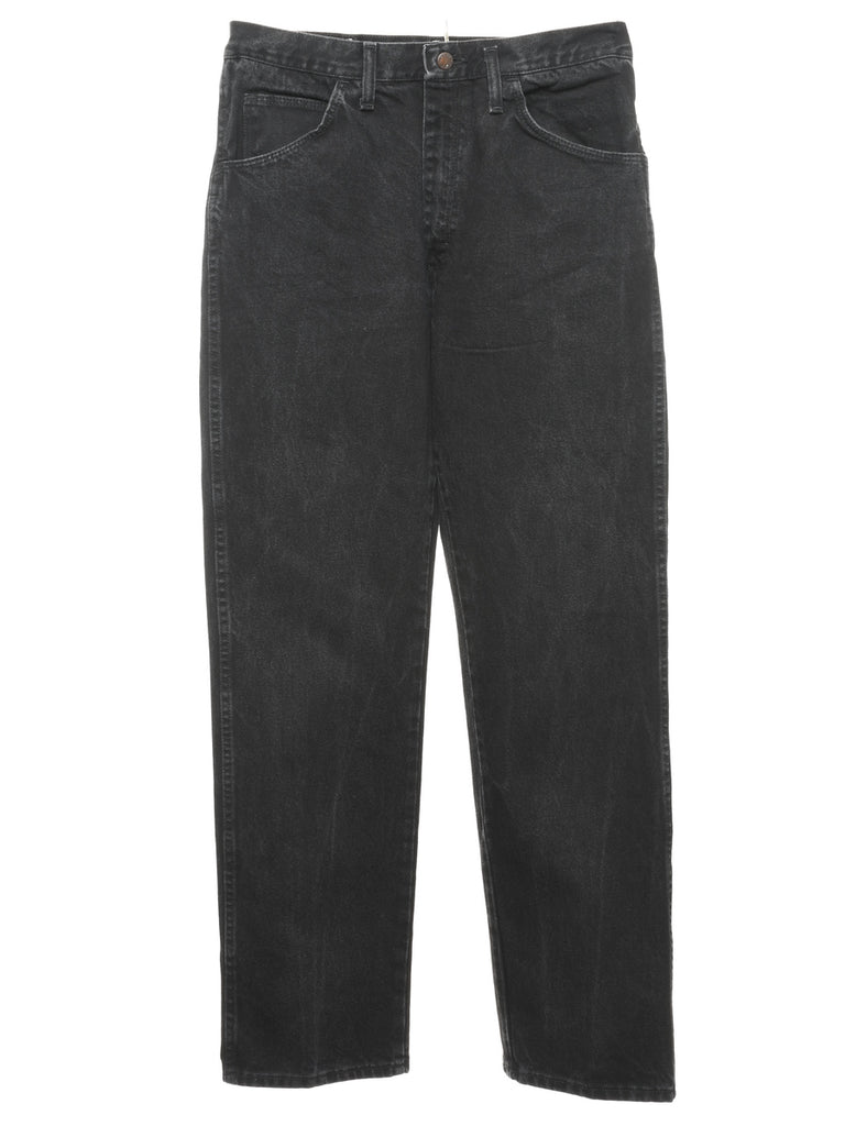 Black Straight Fit Jeans - W33 L31