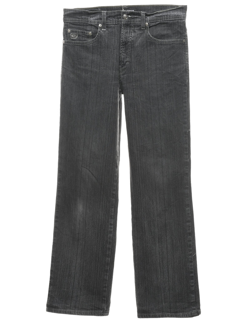 Black Straight Fit Jeans - W33 L32