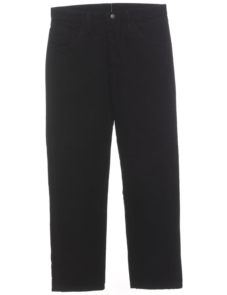 Black Straight Fit Jeans - W32 L30