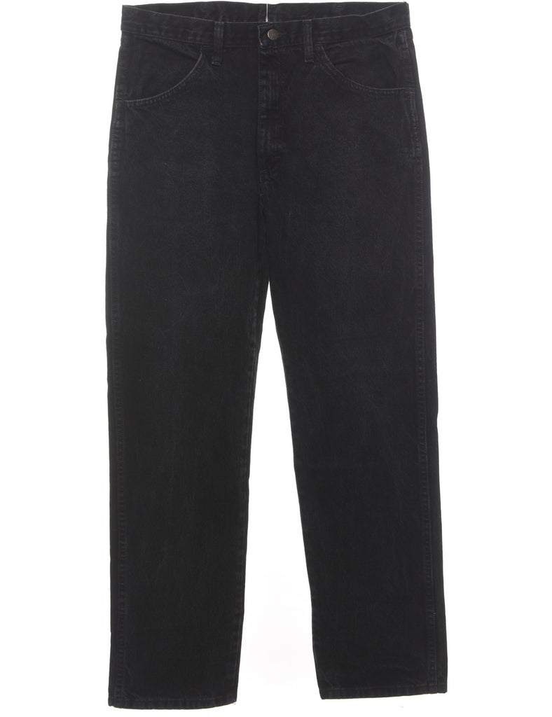 Black Straight Fit Jeans - W34 L32