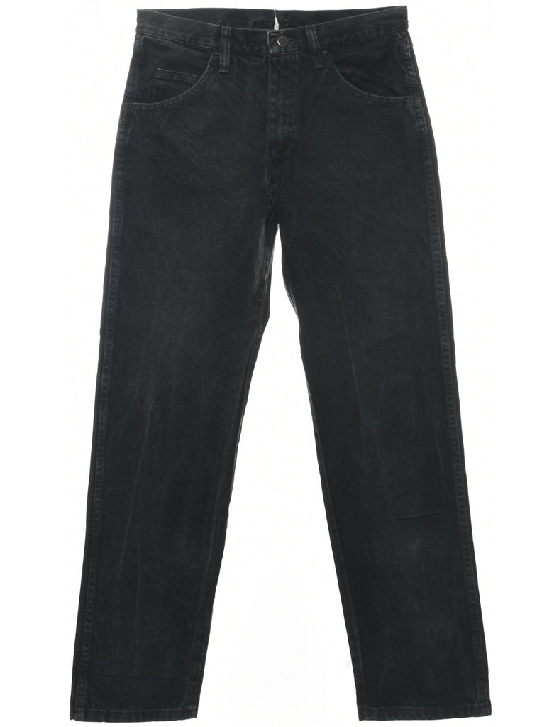 Black Straight Fit Jeans - W31 L30