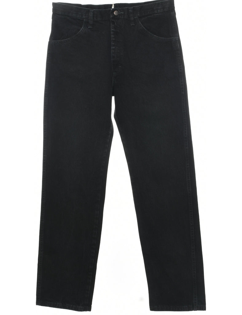 Black Straight Fit Jeans - W34 L32