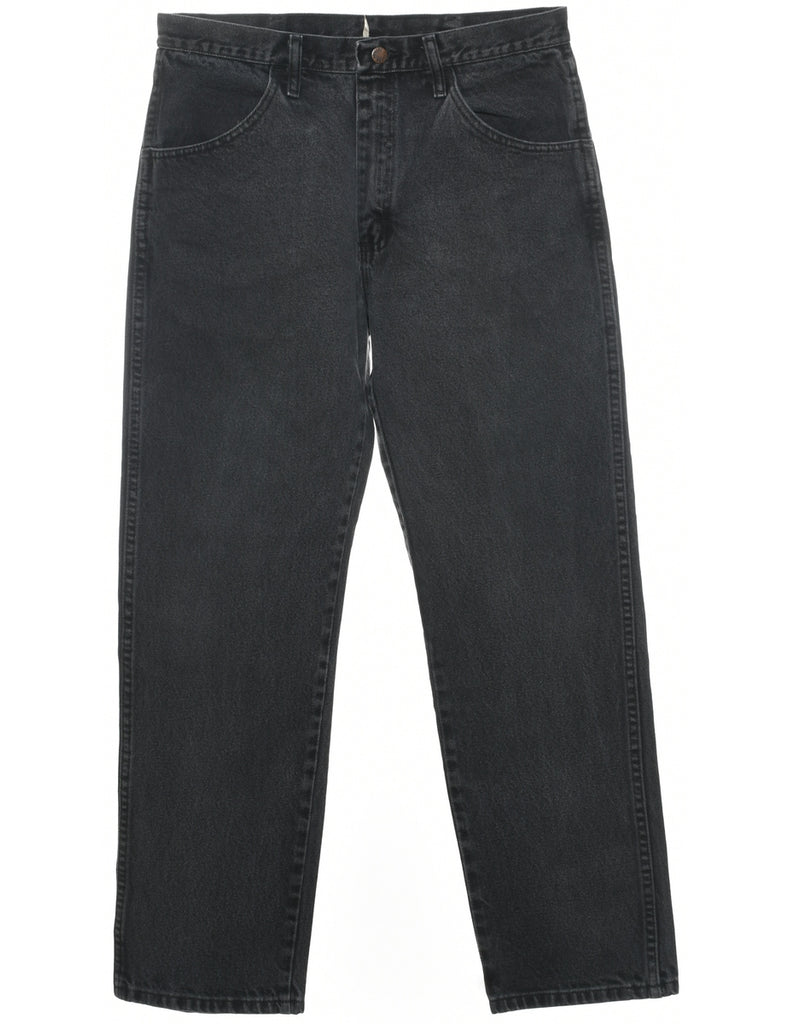 Black Straight Fit Jeans - W34 L30