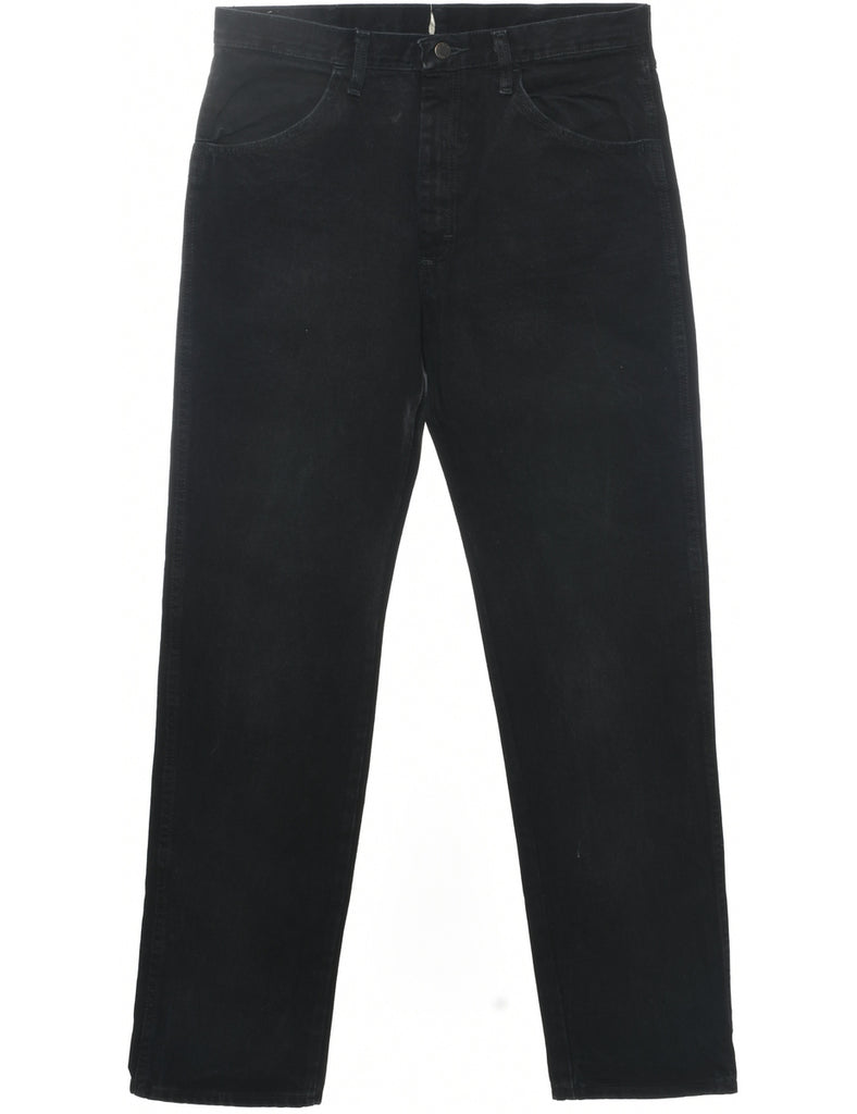 Black Straight Fit Jeans - W34 L32