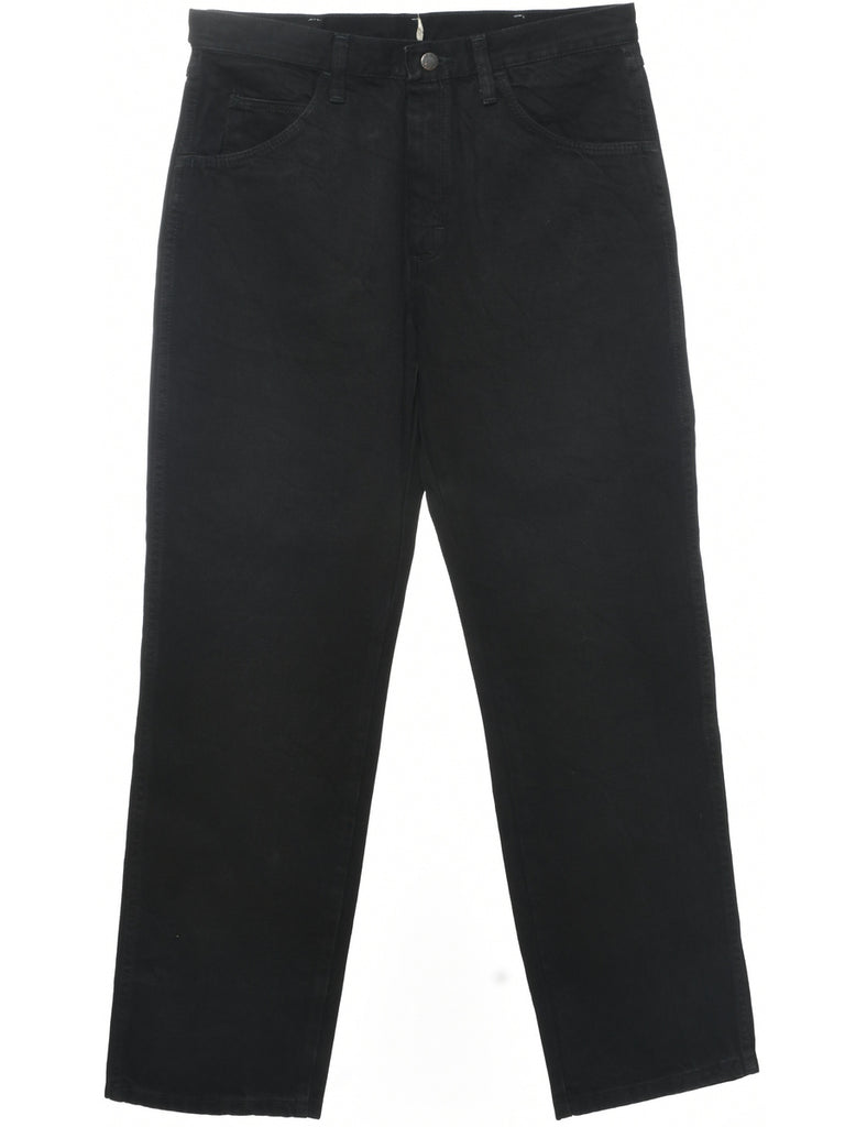 Black Straight Fit Jeans - W33 L30