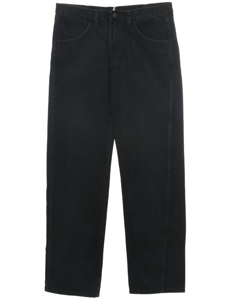 Black Straight Fit Jeans - W34 L32