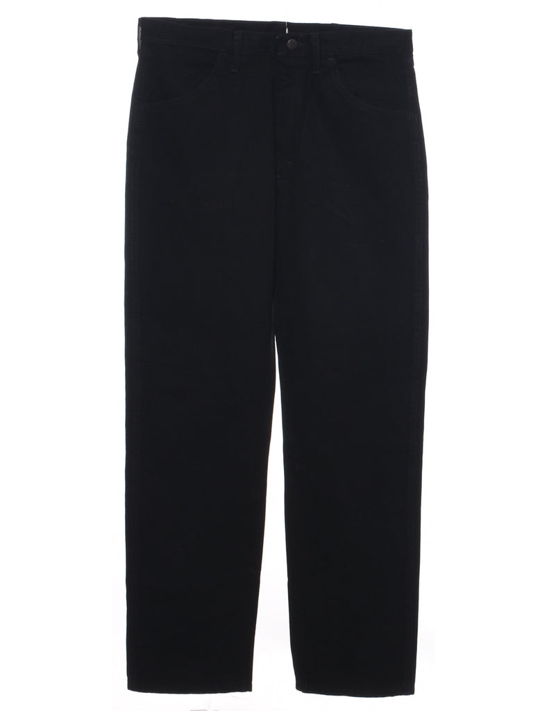 Black Straight Fit Jeans - W34 L32