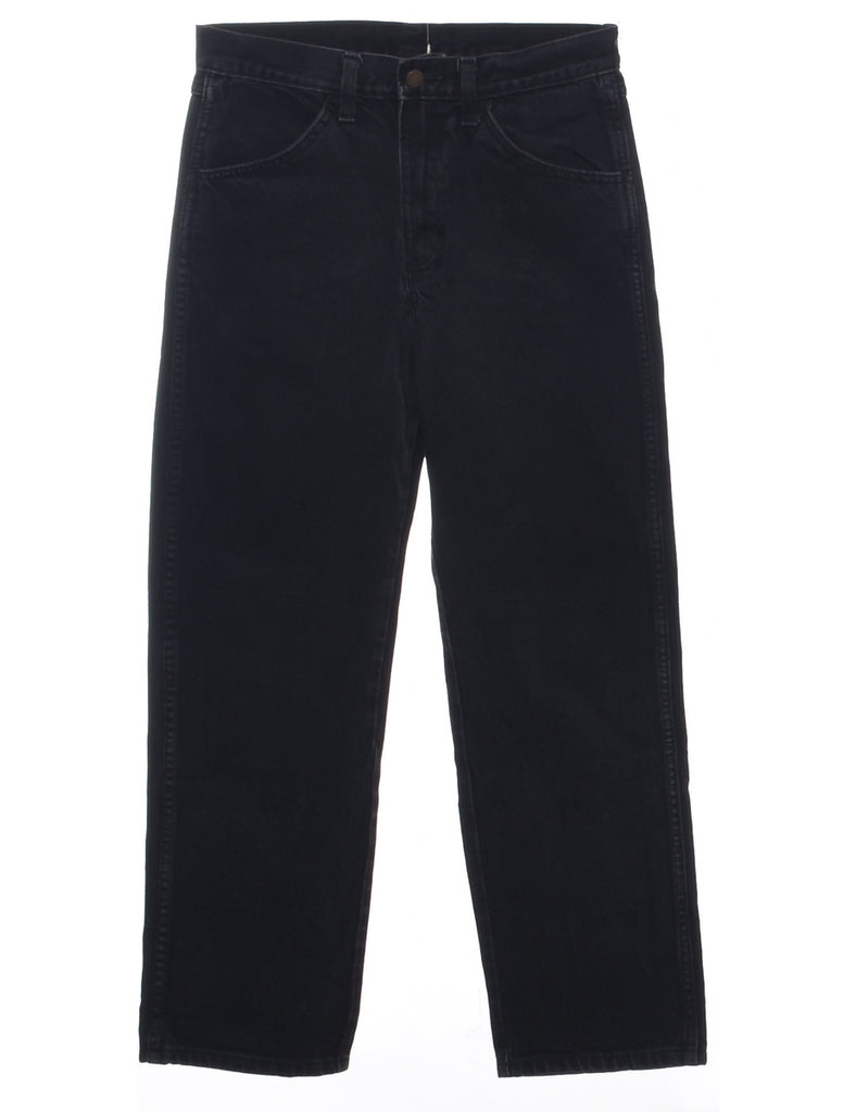 Black Straight Fit Jeans - W31 L30