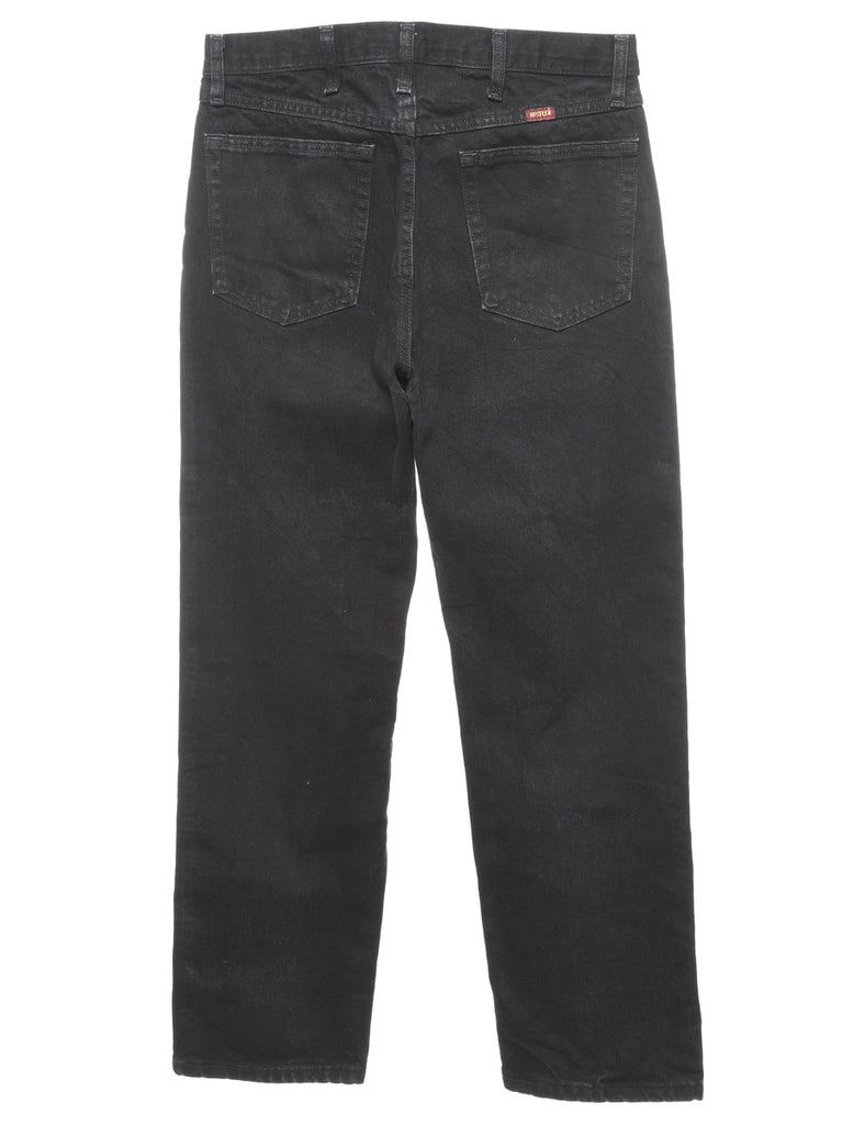 Black Straight Fit Jeans - W33 L30
