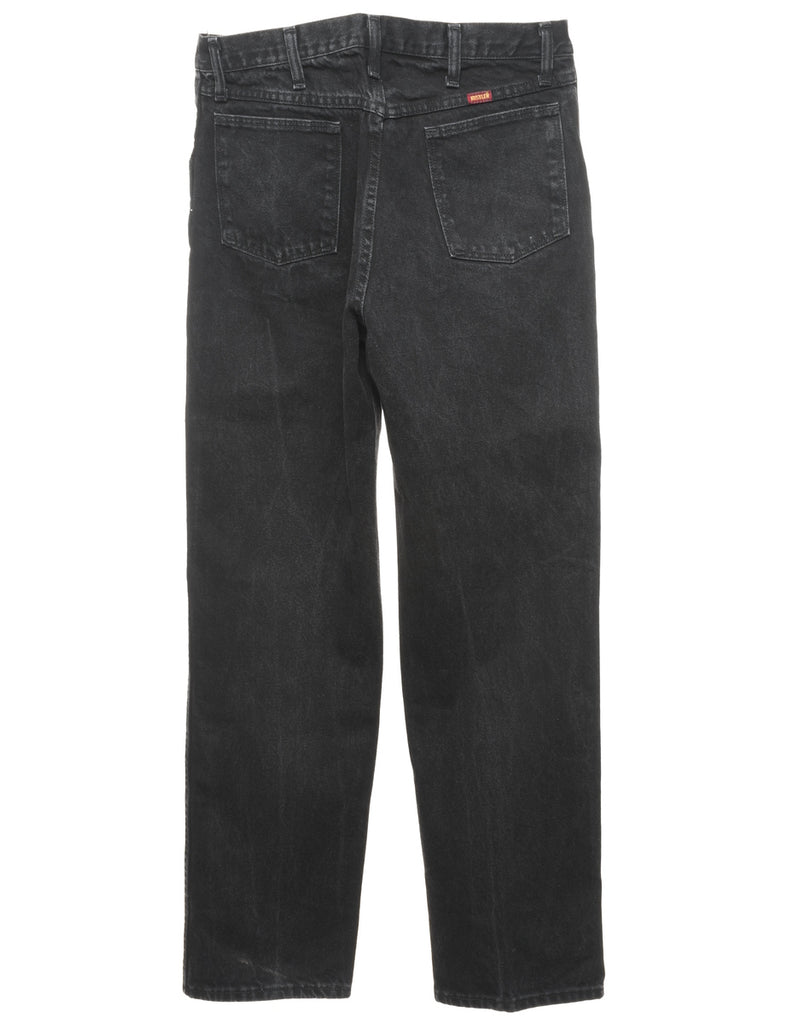 Black Straight Fit Jeans - W33 L31