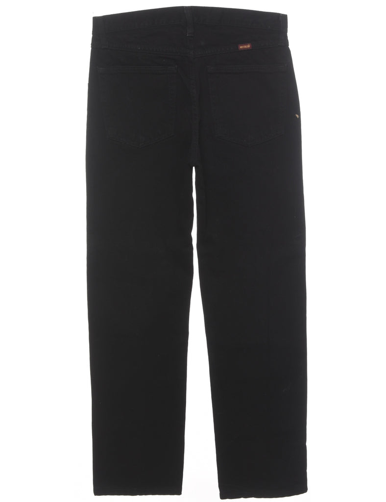 Black Straight Fit Jeans - W32 L30