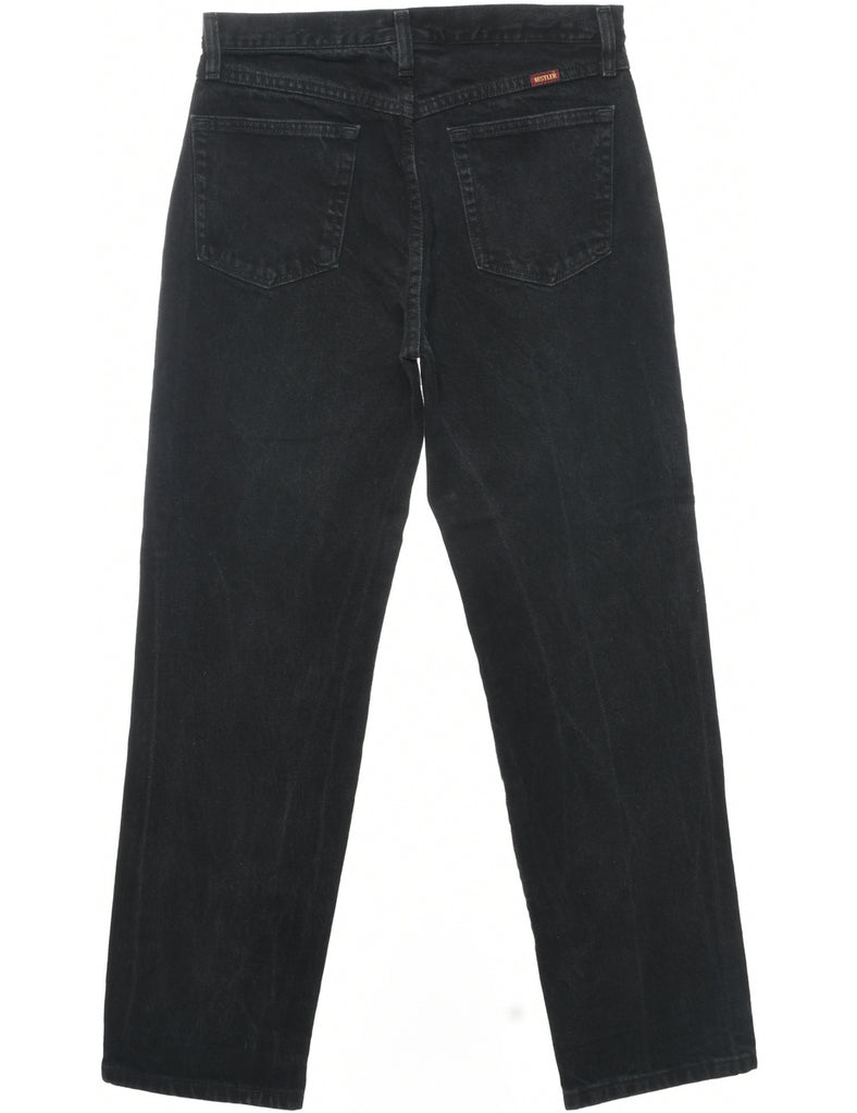 Black Straight Fit Jeans - W31 L30