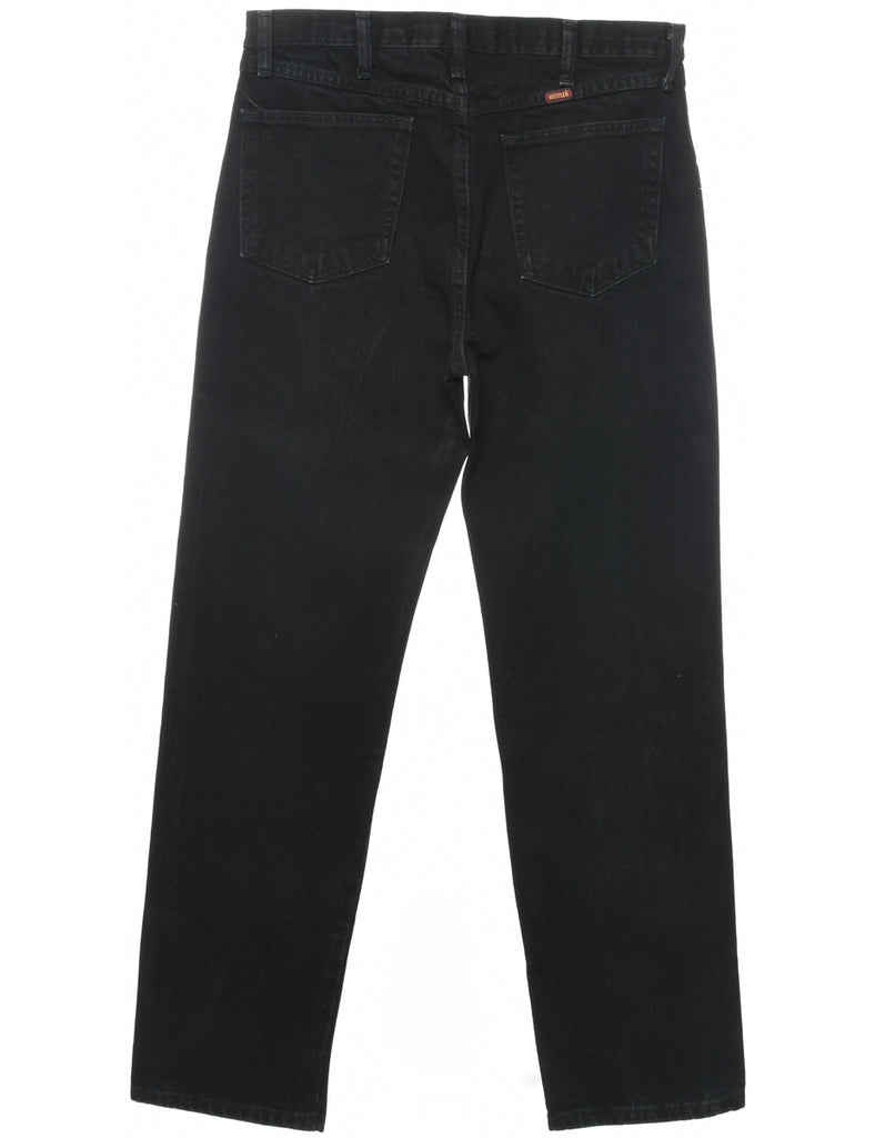 Black Straight Fit Jeans - W34 L32