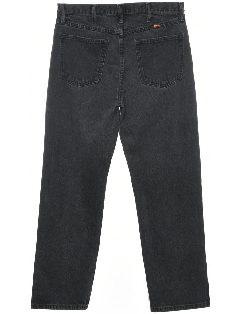 Black Straight Fit Jeans - W34 L30