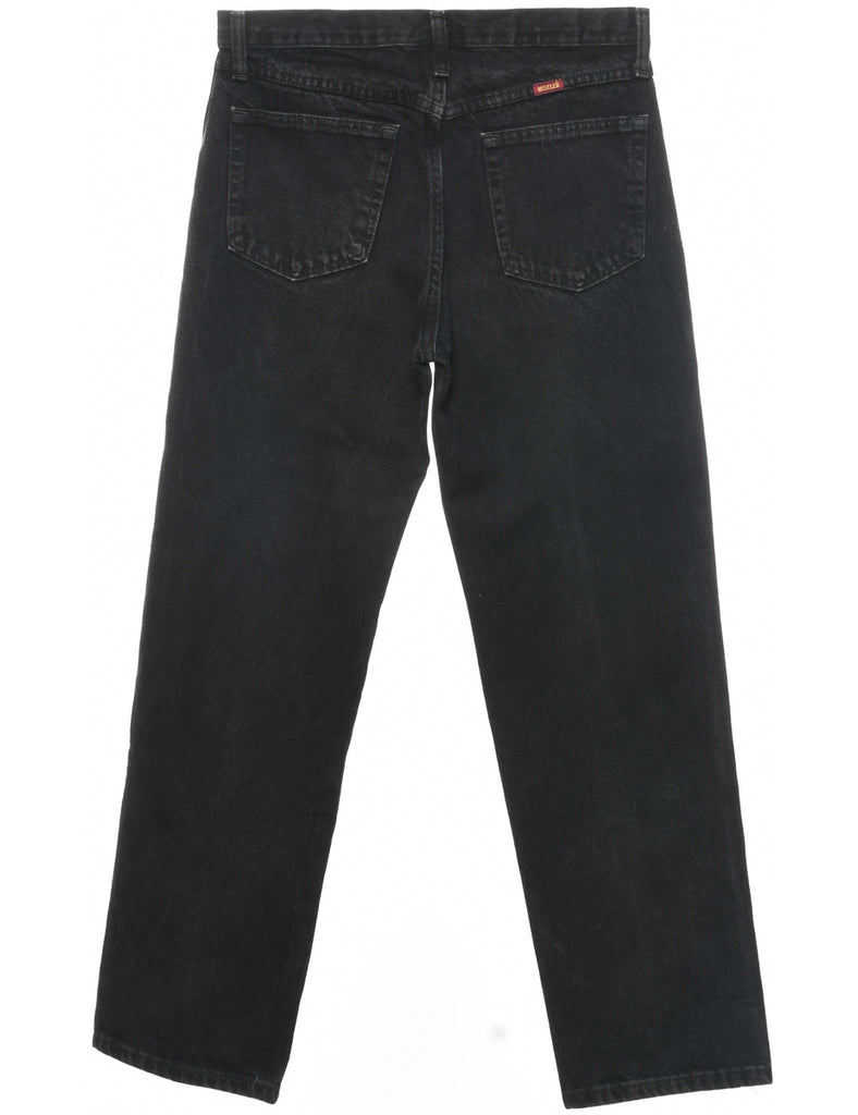 Black Straight Fit Jeans - W31 L30