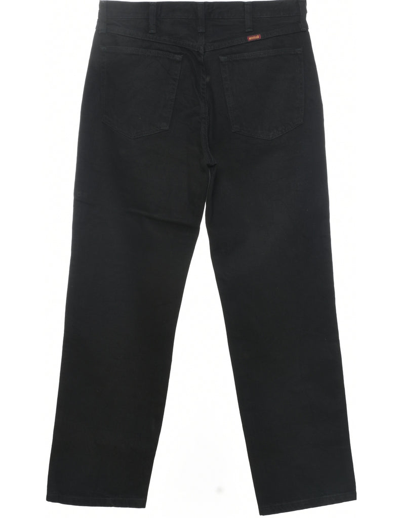 Black Straight Fit Jeans - W33 L30