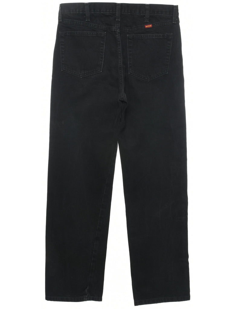 Black Straight Fit Jeans - W34 L32