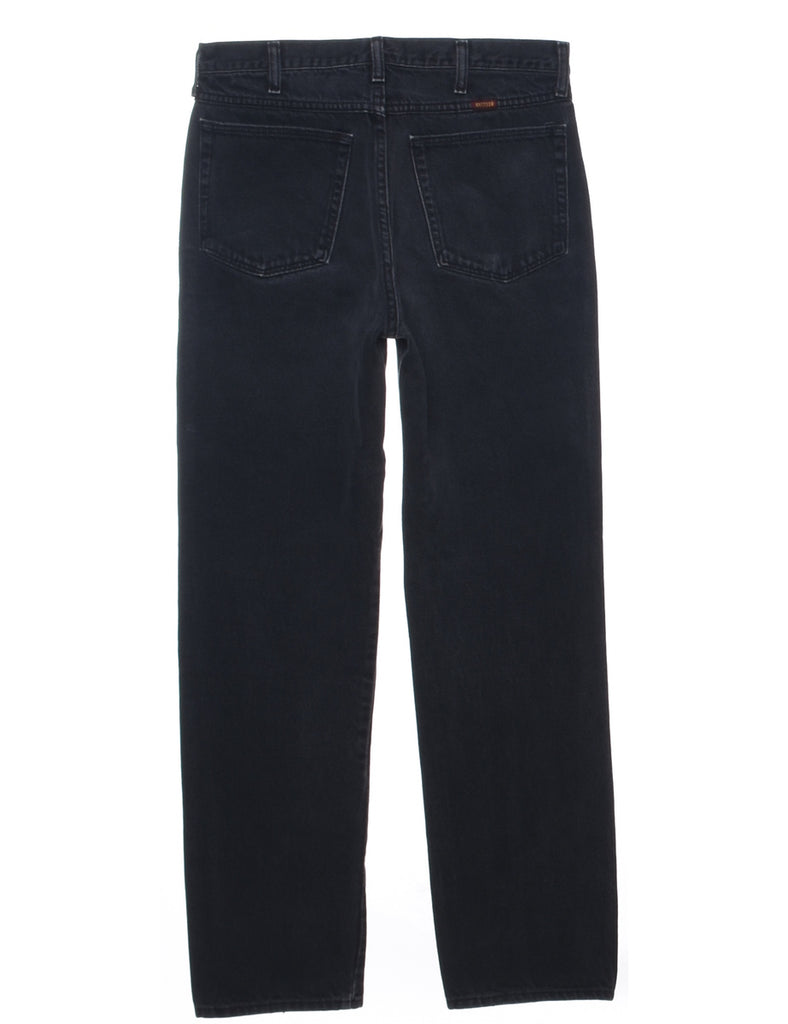 Black Straight Fit Jeans - W33 L34