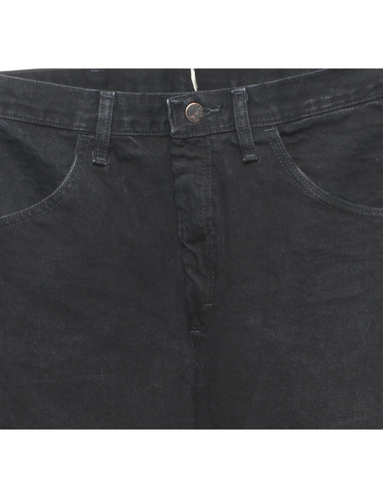 Black Straight Fit Jeans - W33 L30