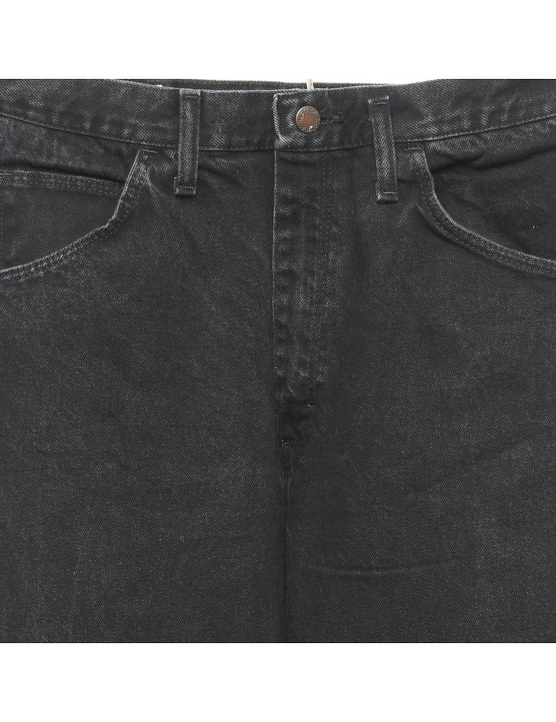 Black Straight Fit Jeans - W33 L31