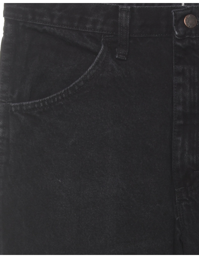 Black Straight Fit Jeans - W34 L32