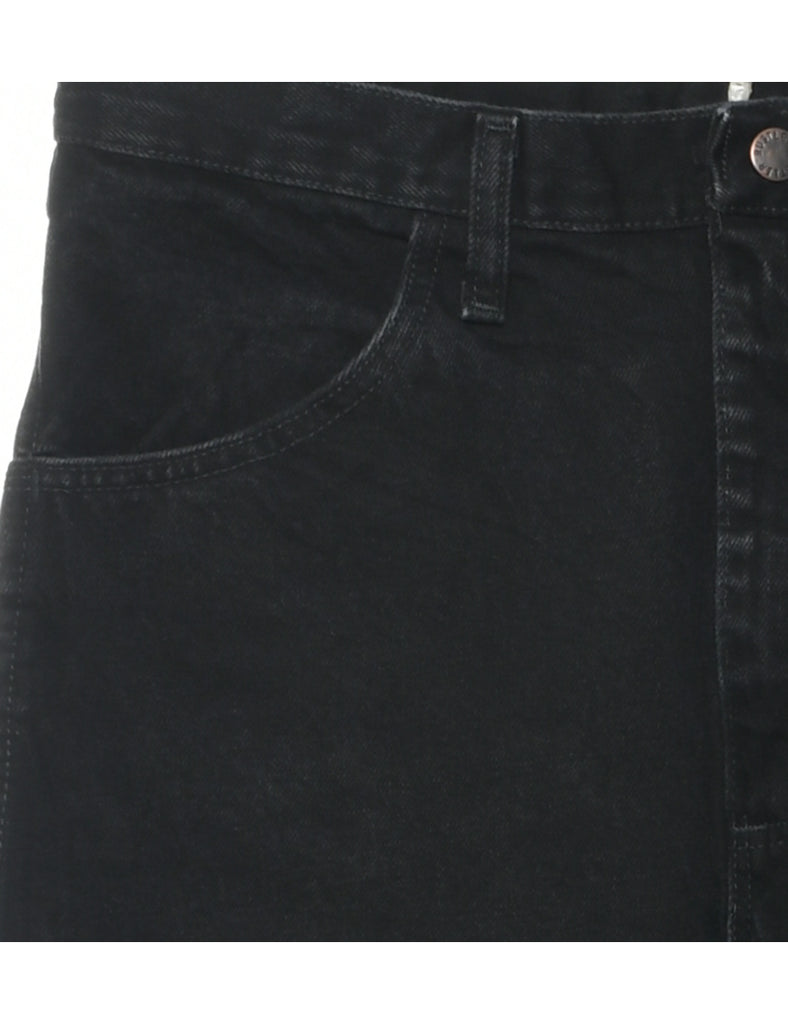 Black Straight Fit Jeans - W34 L32