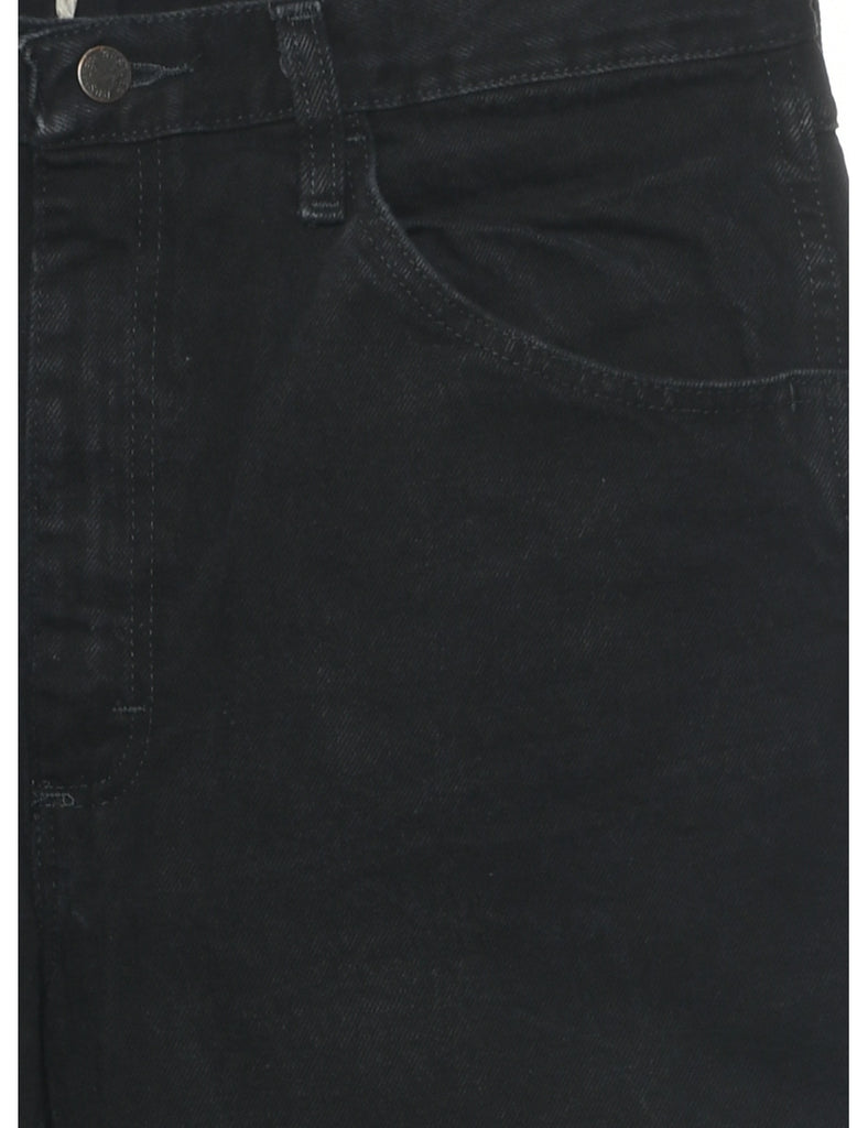 Black Straight Fit Jeans - W34 L32