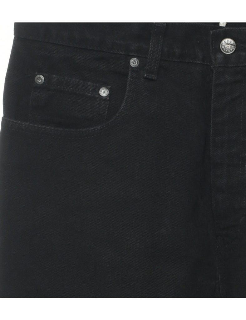 Black Straight Fit Jeans - W33 L30