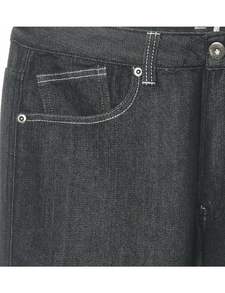 Black Straight Fit Jeans - W34 L34