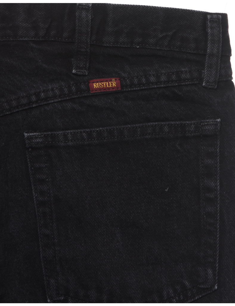 Black Straight Fit Jeans - W34 L32