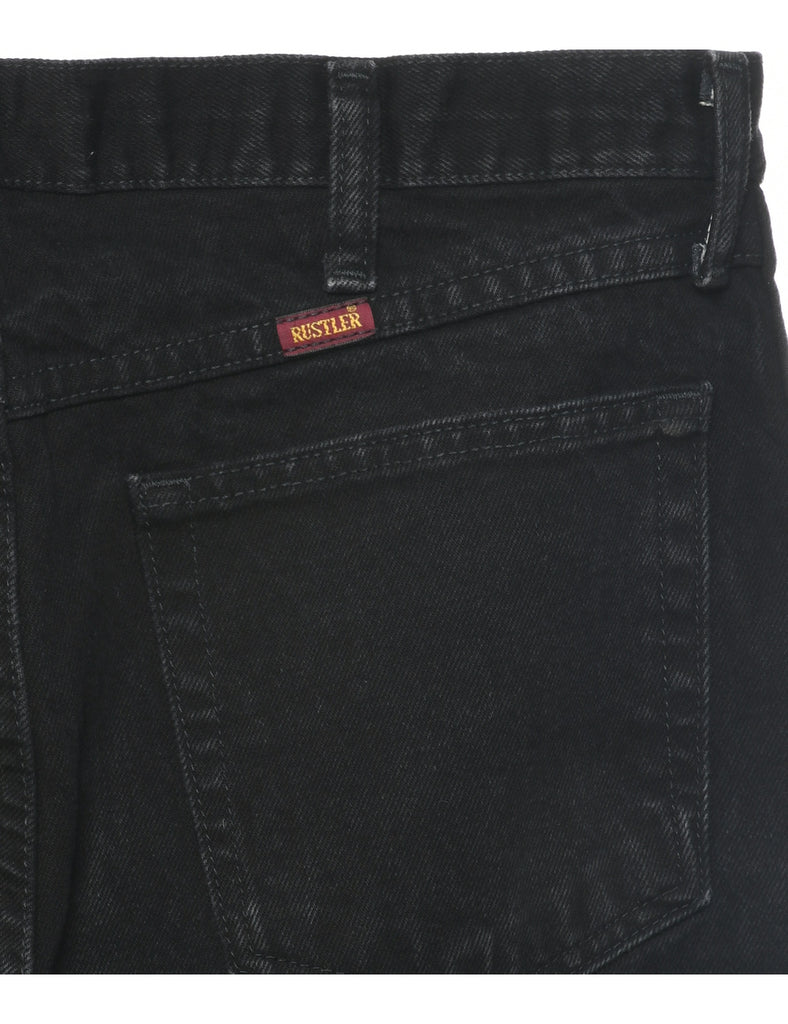 Black Straight Fit Jeans - W34 L32