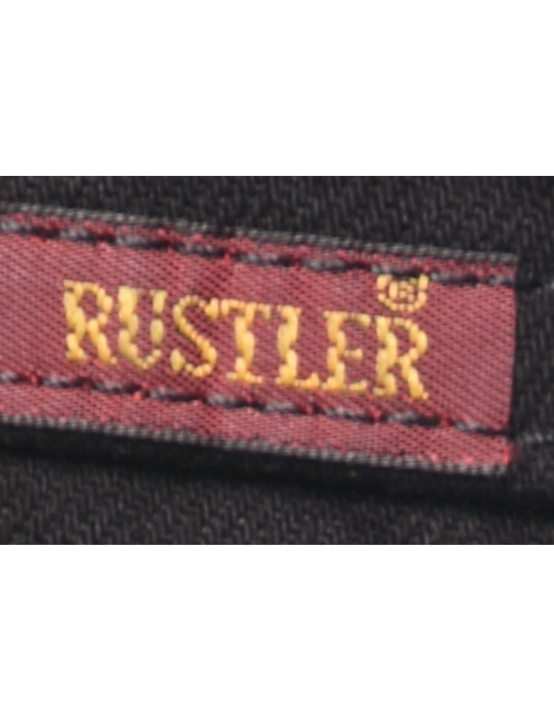 Black Straight Fit Jeans - W34 L32