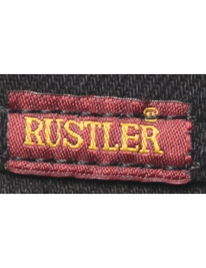 Black Straight Fit Jeans - W32 L30