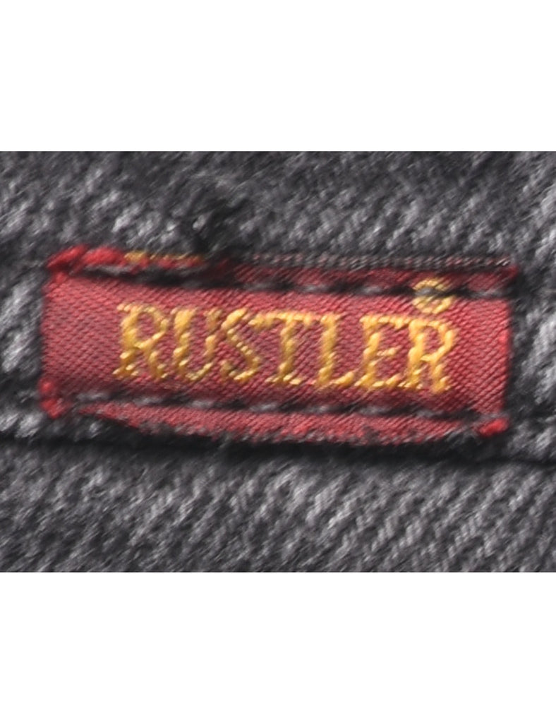 Black Straight Fit Jeans - W33 L34