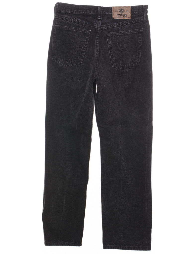 Black Straight-Fit Wrangler Jeans - W30 L30