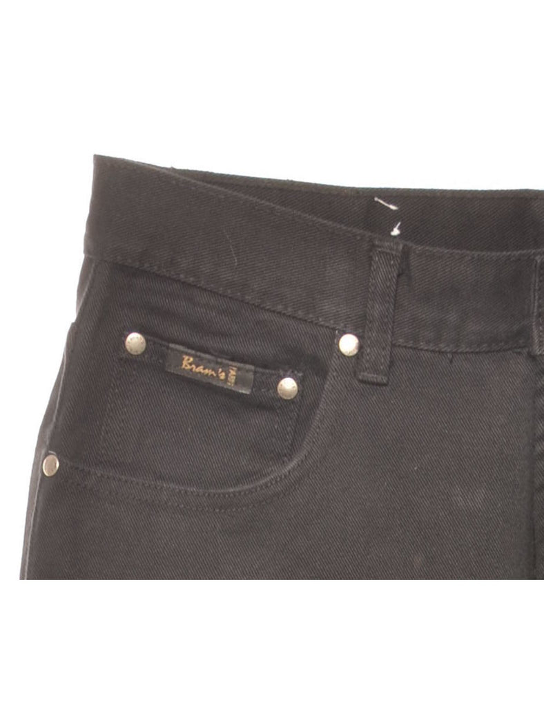 Black Tapered Jeans - W32 L32