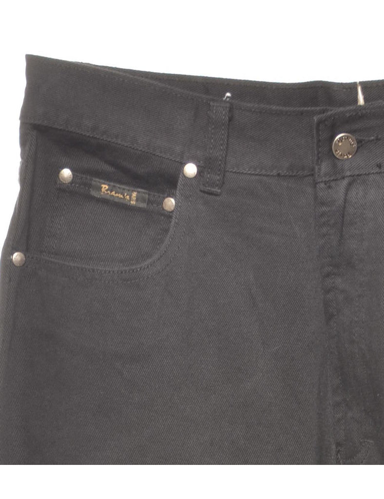 Black Tapered Jeans - W32 L31