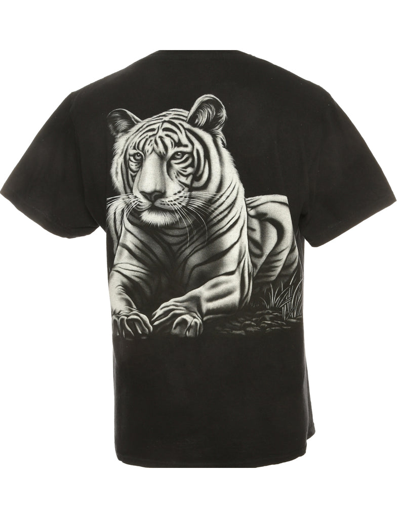 Black Tiger Animal T-shirt - M