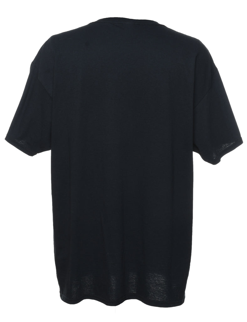 Black Tiger Design Animal T-shirt - XL