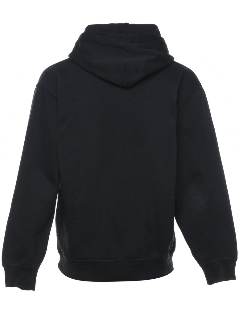 Black University Of Waterloo Concordia Cum Veritate Printed Hoodie - S