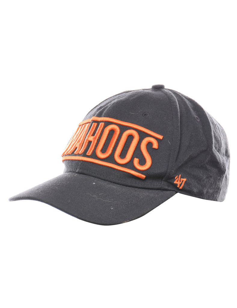 Black Wahoos Embroidery Cap - XS