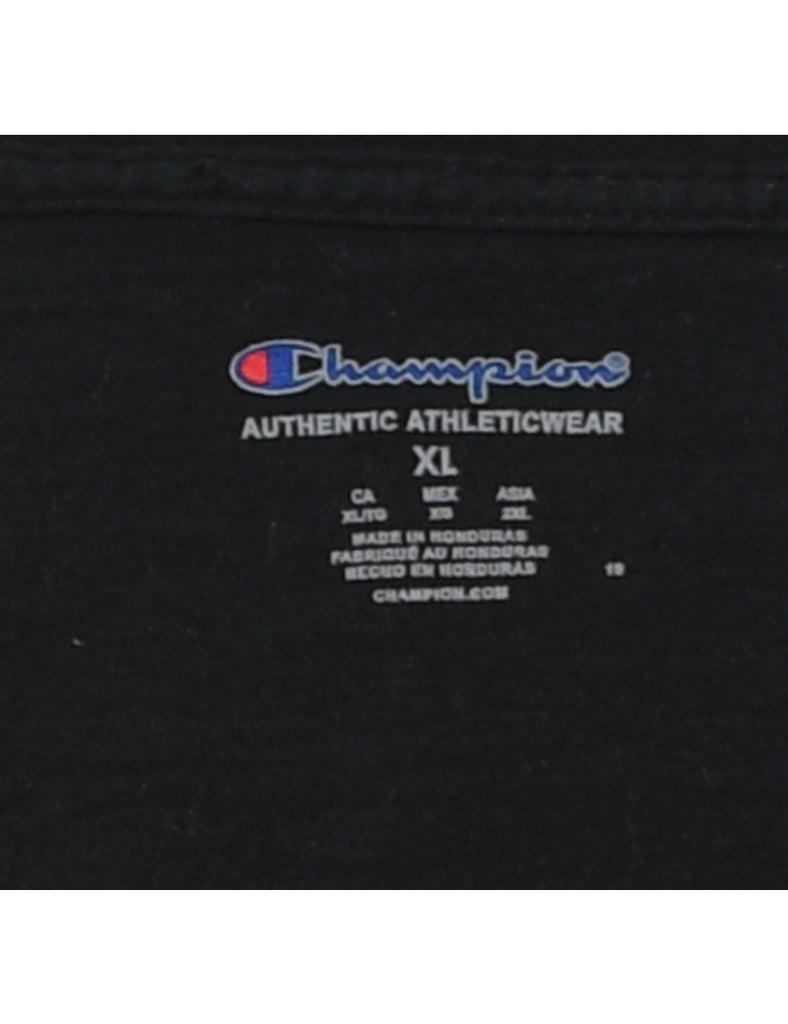 Black & White Champion Printed T-shirt - XL