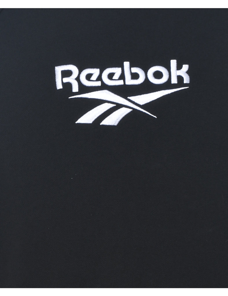 Black & White Embroidered Classic Sweatshirt - M