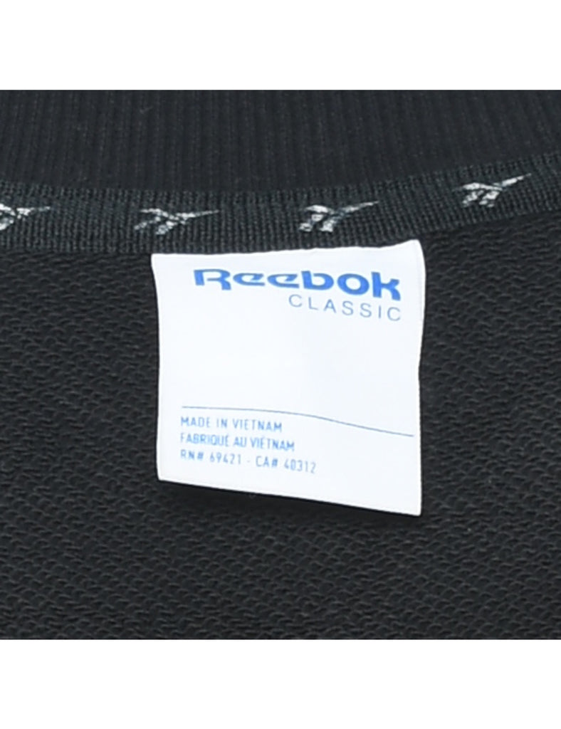 Black & White Embroidered Classic Sweatshirt - M