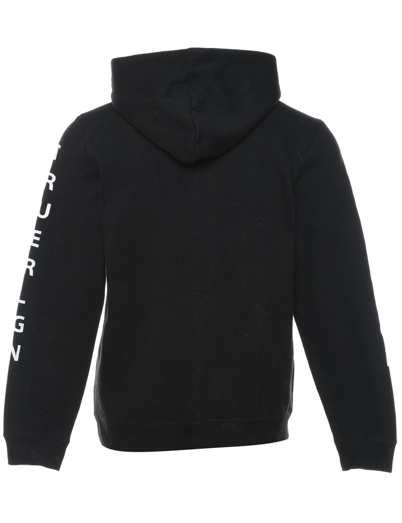 Black & White True Religion Y2K Printed Hoodie - M