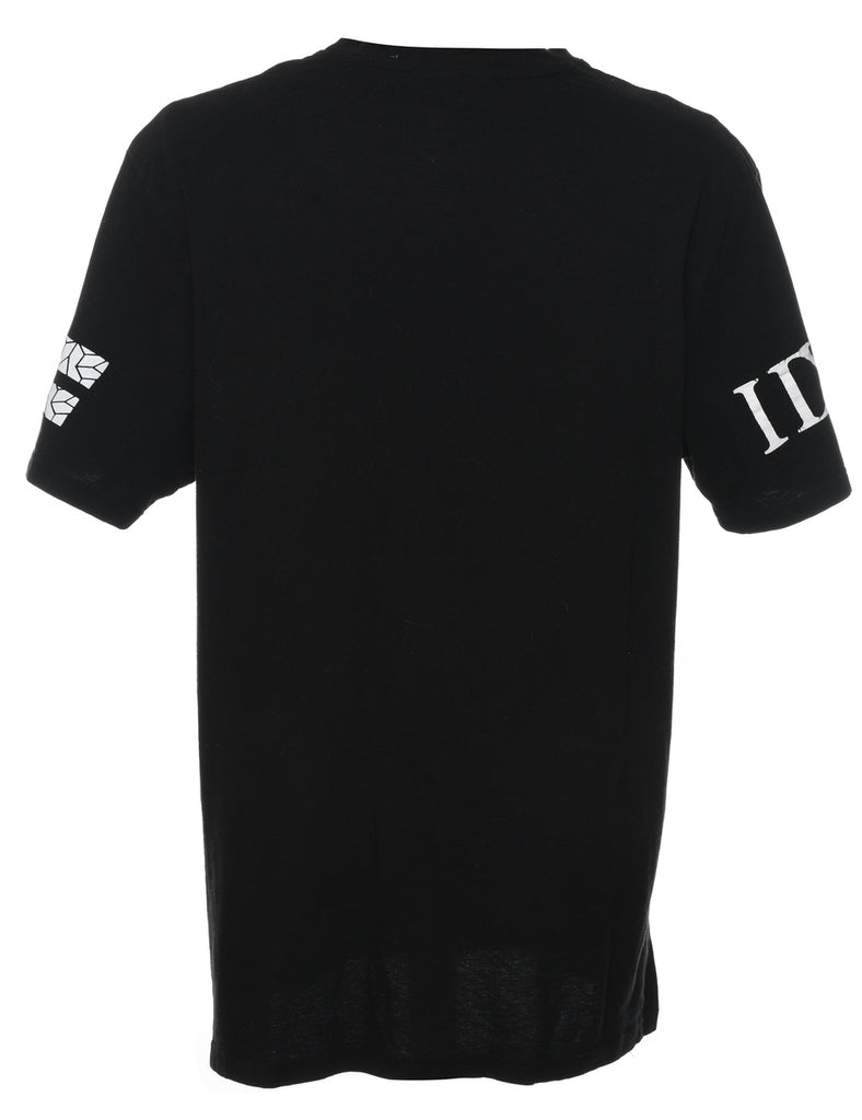 Black & White Y2K Southpole Printed T-shirt - XL
