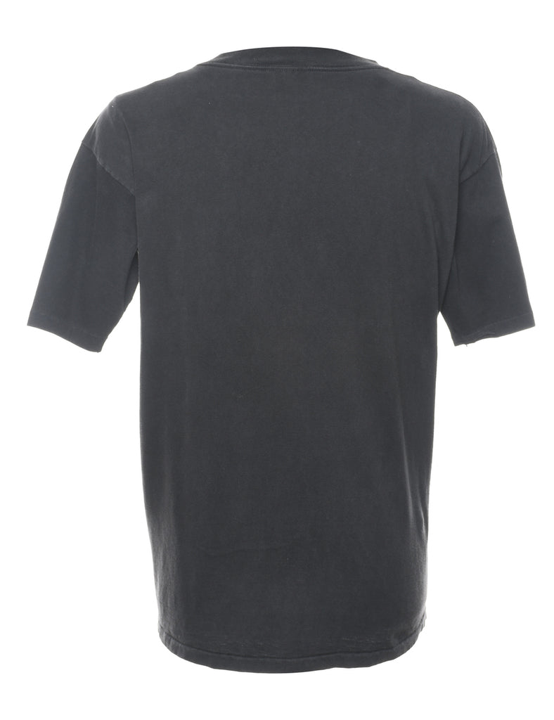 Black Wolf Design T-shirt - XL