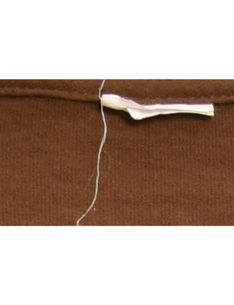 Blood Brothers Dark Brown Printed T-shirt - L